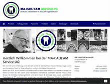 Tablet Screenshot of ma-cadcam.de